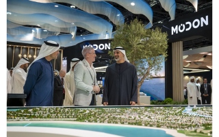 الصورة: خالد بن محمد بن زايد يزور معرض جودة الحياة والاستثمار "ليفكس 2026"