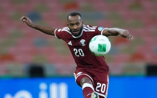 الصورة: لاعب قطر أحمد فتحي: &laquo;الأبيض&raquo; من المرشحين للقب &laquo;خليجي 27&raquo;