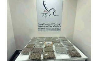 الصورة: إحباط 14 محاولة لتهريب 300 كيلوغرام من المخدرات في مطارات الدولة