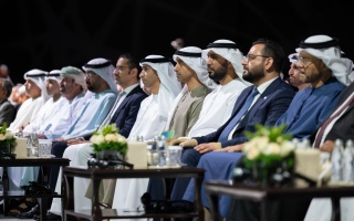 الصورة: برعاية منصور بن زايد.. حمدان بن محمد بن زايد يشهد انطلاق "الأسبوع العالمي للغذاء" والقمة العالمية للأمن الغذائي