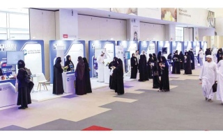 الصورة: 40 جهة و4500 طالب شاركوا في معرض التوظيف لجامعة الإمارات