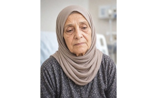 الصورة: &laquo;أم حاتم&raquo; تحتاج إلى عملية جراحية لاستئصال ورم بـ 120 ألف درهم
