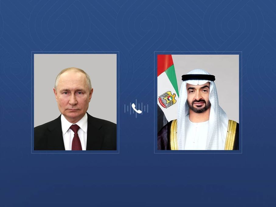 رئيس الدولة يتلقى اتصالاً هاتفياً من الرئيس الروسي رئيس الدولة يتلقى اتصالاً هاتفياً من الرئيس الروسي