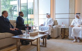الصورة: مكتوم بن محمد: الشراكات مع كبرى المؤسسات المالية العالمية تعكس الثقة في اقتصاد الإمارات