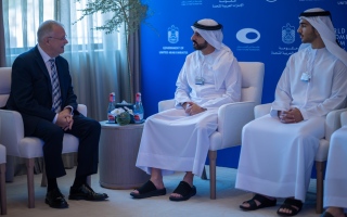 الصورة: حمدان بن محمد: الإمارات تتبنى توسيع الحوار الدولي لاستشراف وتصميم المستقبل