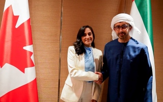 الصورة: عبدالله بن زايد يبحث مع وزيرة خارجية كندا العلاقات الثنائية وتطورات الأوضاع في المنطقة
