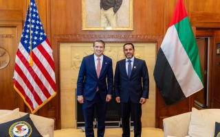 الصورة: وزير العدل يبحث في واشنطن مع النائب العام الأميركي تعزيز التعاون القضائي والقانوني