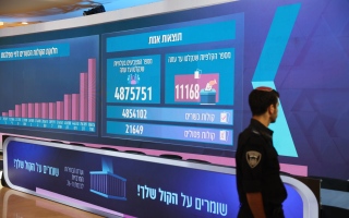الصورة: الرئيس الإسرائيلي يدعو إلى تجنّب انتخابات جديدة رغم عدم حسم النتائج