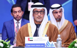 الصورة: نيابةً عن رئيس الدولة.. سعيد الهاجري يشارك في قمة منتدى الدول المصدرة للغاز في موسكو