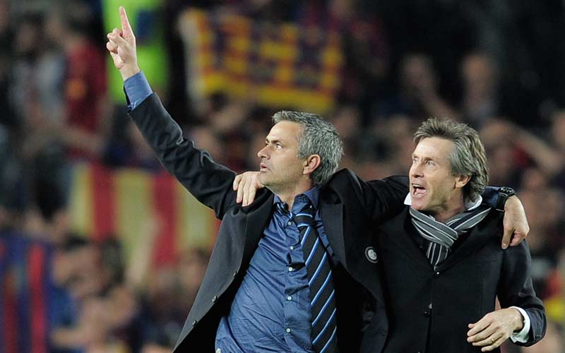 عبقرية مورينهوأوقفت الزحف الكتالوني. أ. ب