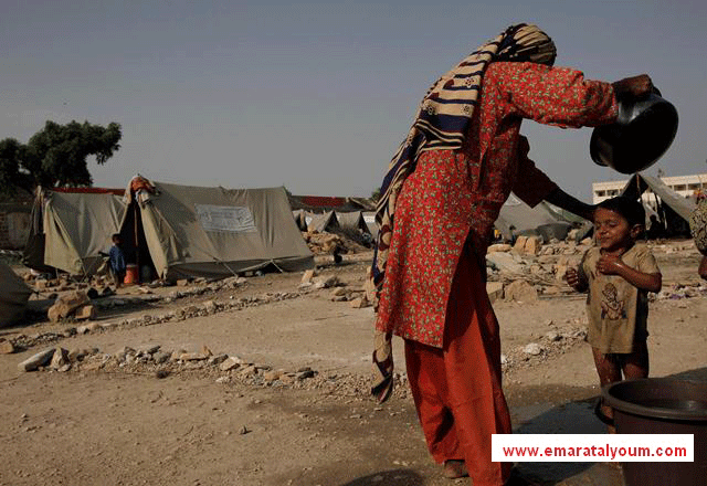 الأوضاع الإنسانية لمنكوبي الفيضانات تشهد تدهورا متزايد في باكستان-ا.ب