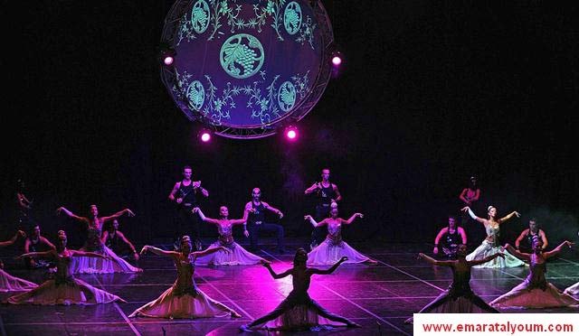 العرض التركي الراقص «نيران الأناضول» في دار "الأوبرا" المصرية في القاهرة -أ.ب.أ