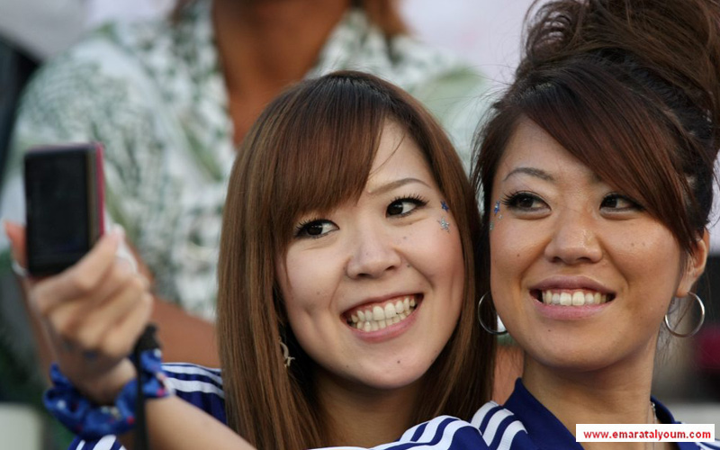 صورة للذكرى احتفالا بالفوز. تصوير: أسامة أبوغانم