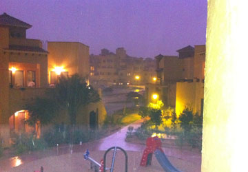 مجمع الشروق السكني في مردف. بعدسة القارئ محمد قاسم