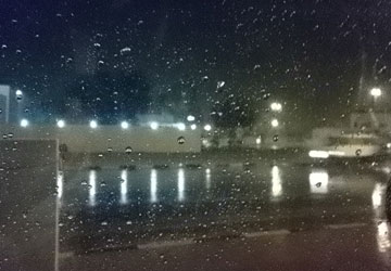 أمطار في عجمان, بعدسة القارئ محمد أبو دقة