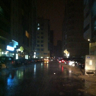 منطقة مصفح في أبوظبي. بعدسة القارئ أحمد العلبي