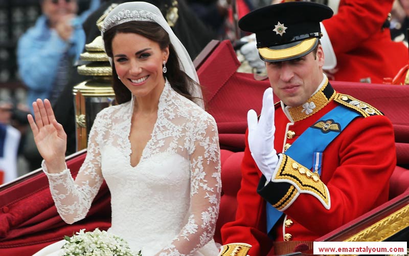 تم اليوم الاحتفال بزفاف الأمير ويليام بخطيبته كيت ميدلتون، والذي استمر التجهيز له طيلة الفترة الماضية - غيتي