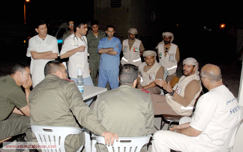 الفريق الذي يترأسه عبدالرحمن ابراهيم عبدالعزيز، التقى بعدد من مسؤولي المخيم للاطلاع على الاحتياجات الطبية والغذائية للنازحين الليبيين. وام