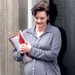 شيري بلير حاملاً