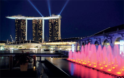 المشهد السياحي الجديد والمتحول في سنغافورة يسهم في ارتفاع عائدات السياحة العالمية لتصل إلــــــــــــــــــــــــــــــــــــى 35.7٪ خلال الربع الأول من عام .2011                                     من المصدر