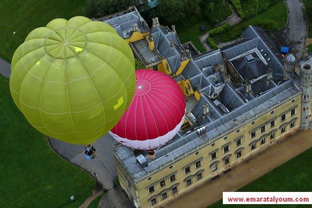 من فعاليات مهرجان "بريستول الدولي للمناطيد"  الذي ينظم في شهر أغسطس  من كل عام في مدينة بريستول بالمملكه المتحدة- غيتي