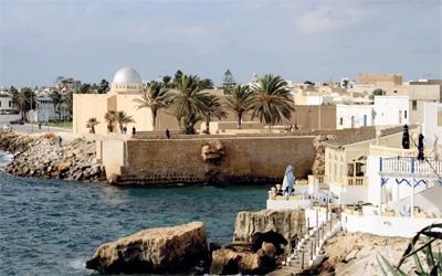 «المهدية» شيدت عام 916 ميلادية لتكون مقراً لحكم الدولة الفاطمية.	د.ب.أ