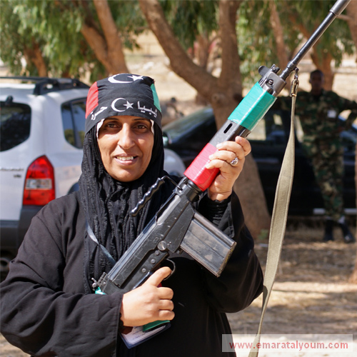 تحمل السلاح لتناصر الرجال - أ.ب