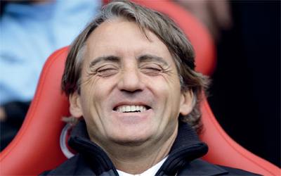 مانشيني: بالوتيلي من أفضل مهاجمي العالم . أ.ب