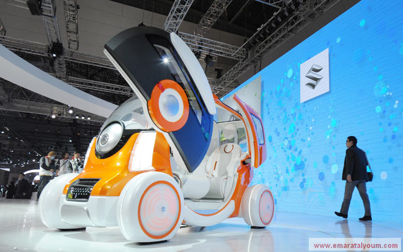 أقامت اليابان "معرض توكيو للسيارات" وتضمن المعرض سيارات فريدة من نوعها من انتاج اكبر شركات السيارات بالعالم. سيارة سوزوكي كيو كونسبت - اي.بي.ايه