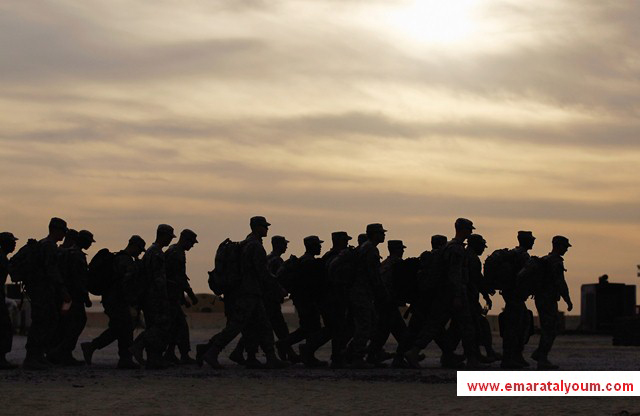 رحيل القوات الأميركية  من العراق، بعد نحو تسع سنوات من الغزو الذي قادته إدارة الرئيس الأميركي السابق جورج بوش الابن في عام 2003.المصدر- وكالات