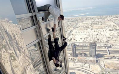 فيلم " المهمة المستحيلة ... بروتوكول الشبح ".   أرشيفية .