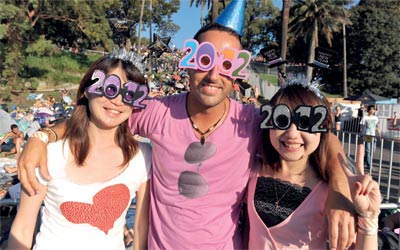 عواصم عالمية شهدت احتفالات بمظاهر مختلفة. أ.ف.ب