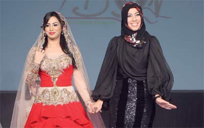 نسرين فقيه تخيرت لمجموعتها أقمشة جديدة.       تصوير: دينيس مالاري