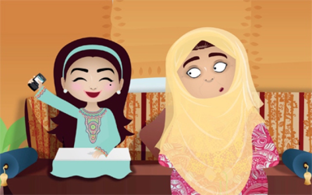 إطــــلاق مسلسـل كرتـوني عــــن الع رس الإماراتي