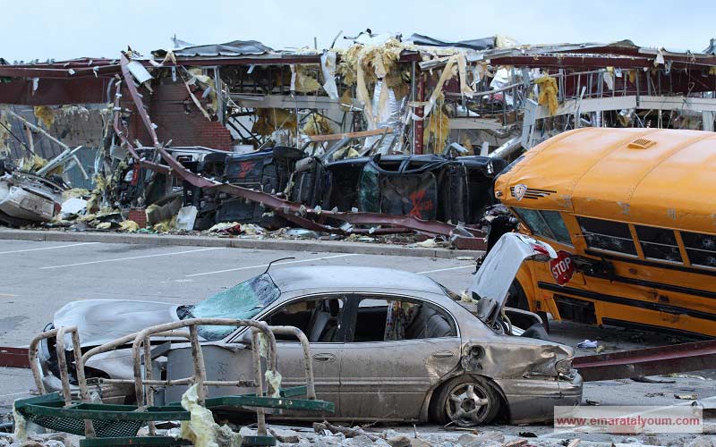 تعرضت مدينة "هنري فيل" في ولاية إنديانا الأميركية للتدمير شبه الكامل بعد أن ضربتها سلسلة أعاصير، هاجمت خلال الأيام الماضية مناطق الوسط الغربي والجنوب الشرقي للولايات المتحدة. رويترز