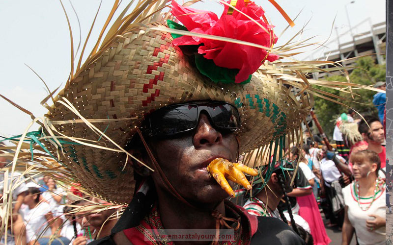 يحتفل المكسيكيون في (بويبلا) على وجه التحديد، وفي العديد من مناطق المكسيك بدرجة أقل بهذه المناسبة التي تعد عطلة سنوية (غير رسمية) تعرف بإسم عطلة (يوم معركة بويبلا). رويترز