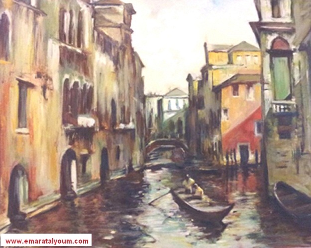 الصور للرسامة فاتن محمود الداوود