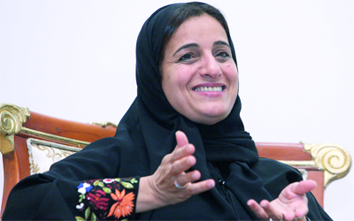 لبنى القاسمي.  تصوير: أشوك فيرما