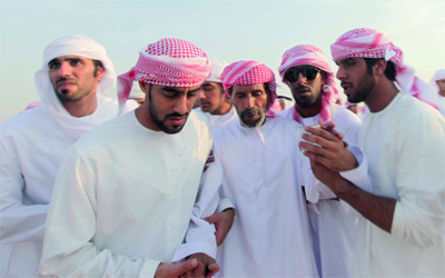 الحزن يخيم على وجوه أفراد من أسرة الكعبي.