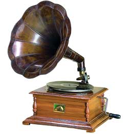 الغراموفون أسهم في انتشار "فن الصوت".  غيتي