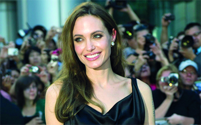 أنجلينا جولي.	أ.ب