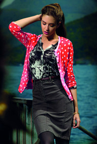 الحزام الرقيق يضفي طابعاً كلاسيكياً. د.ب.أ