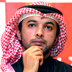 محمد سعيد حارب مبتكر ومنتج مسلسل «فريج».         تصوير:  باتريك كاستيلو