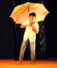 المسرحية دعوة للتكاتف والاتحاد. تصوير: مصطفى قاسمي