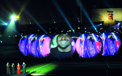 الجسمي: دورة الخليج من الأحداث العزيزة على قلبي. تصوير: أسامة أبوغانم