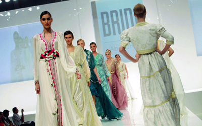 المعرض قدم مجموعة من القصات تميزت بالنعومة وعدم التكلف. تصوير: إريك أرازاس