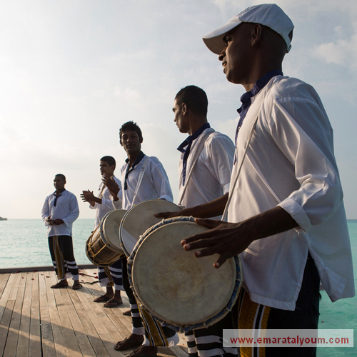 طقوس الترحيب المالديفية التقليدية