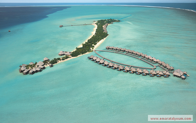 فيلات فندق تاج إكزوتيكا في صورة جوية