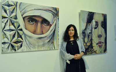 اعمال المعرض قدمها ‬5 فنانين من المجر. من المصدر