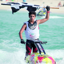 جابر المعصم احتفظ بصدارة فئة &laquo;واقف ناشئين&raquo;.                              من المصدر